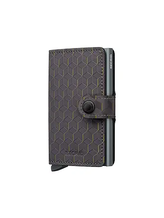 SECRID | Geldbörse Miniwallet Optical Mini Grey Yellow | 